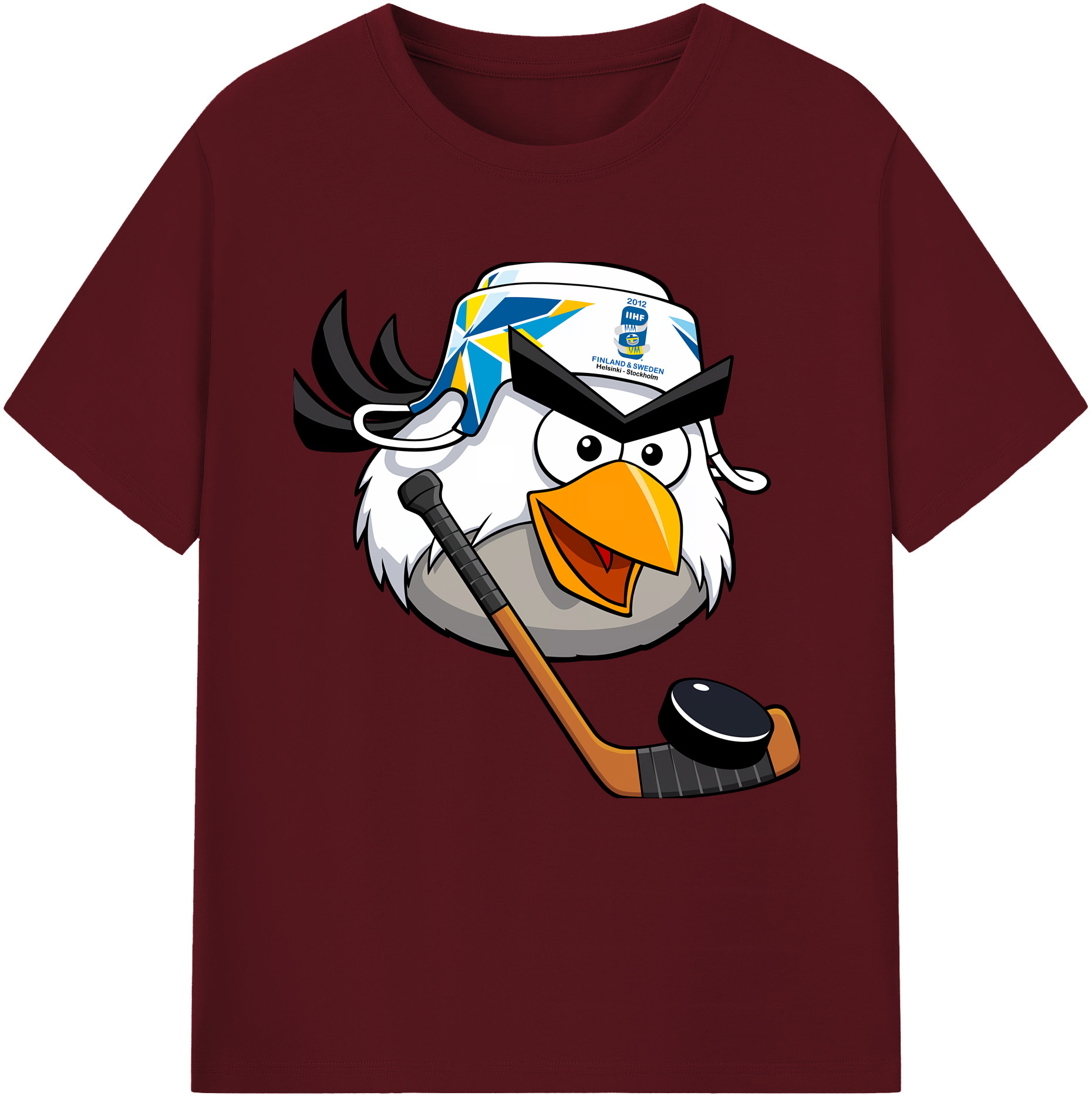 （画像用） Angry Birds アングリーバード 綿100％半袖Tシャツ（フロントプリント）